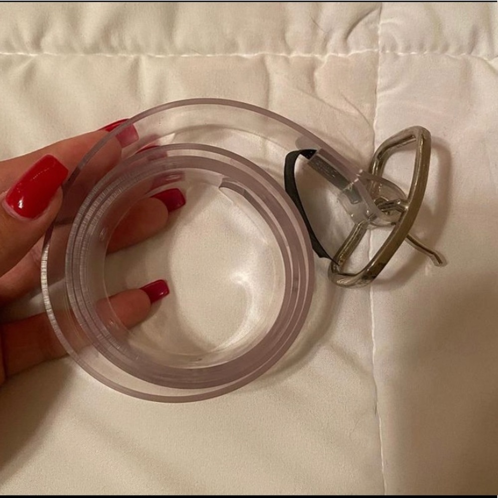 clear brandy melville belt